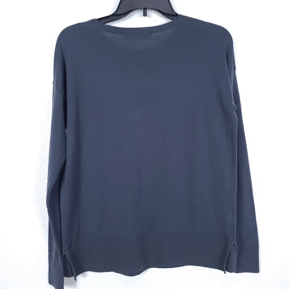 LOFT Elephant Boho Embroidered Lightweight Sweater - Picture 9 of 10